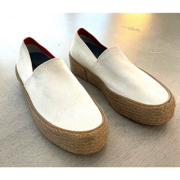 SeaVees Oceanside Espadrille High Stretch Slip-On Canvas Platform Shoes - Picture 2 of 16